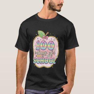 T-shirt Chemise 100 Jours de Classe Heureux pour les Ensei