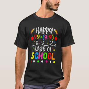 T-shirt Chemise 100 Jours D'école Équation Mathématique En
