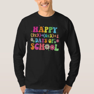 T-shirt Chemise 100 jours d'école Prof de maths Équations