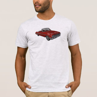 T-shirt Chemise 1961 classique convertible de voiture de