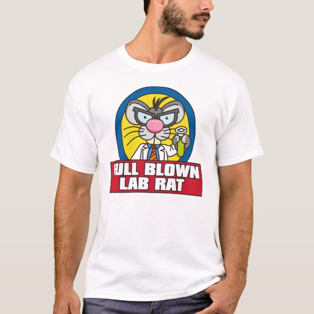 T-shirt Chemise 1 de rat de laboratoire (Devant)
