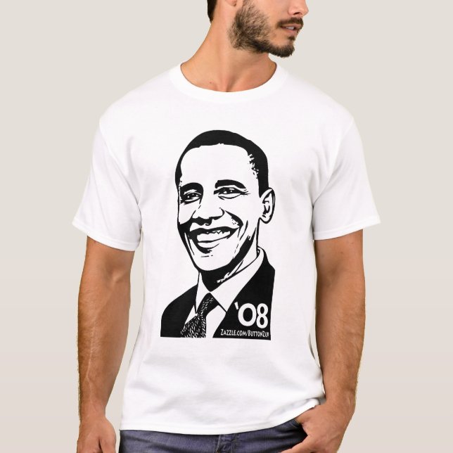 T-shirt Chemise 2008 de Barack Obama (Devant)