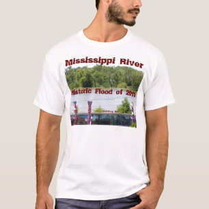 T-shirt Chemise 2011 d'inondation de rivière de