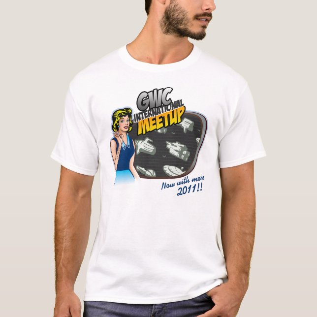 T-shirt Chemise 2011b de GWC Meetup (Devant)