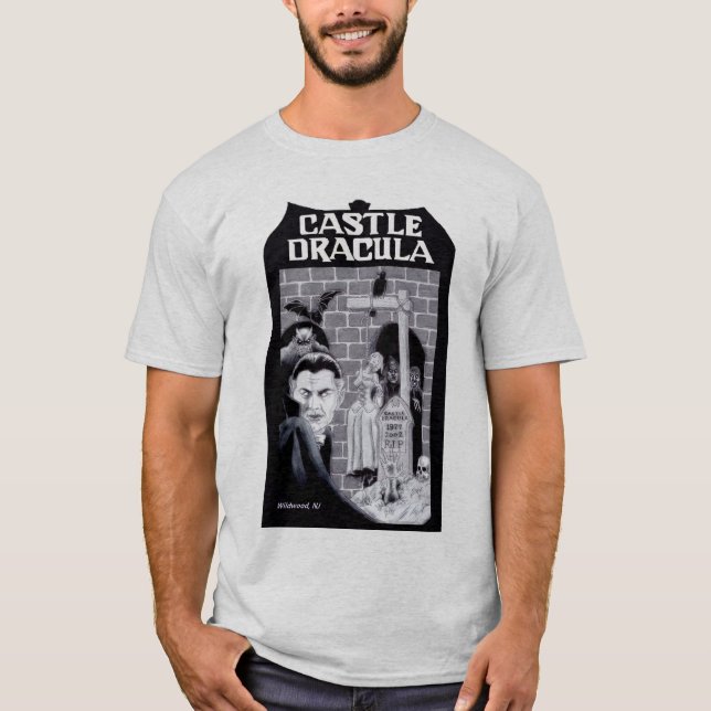 T-shirt Chemise 2 d'hommage de Dracula de château (Devant)