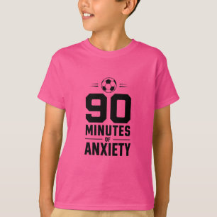 T-shirt Chemise 90 Minutes d'Anxiété – Fan de Football