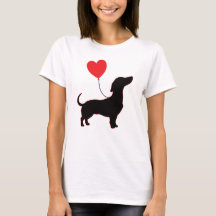 Chemise à ballons Dachshund Love - Sweet Baby Edit