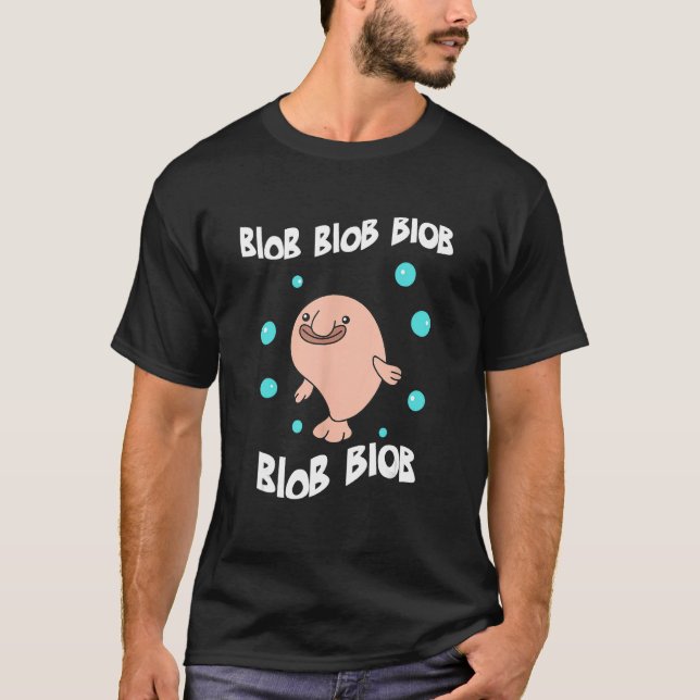 T-shirt Chemise à Blobfish Funny Pink Blobfish aquarium me (Devant)
