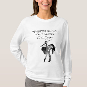 T-shirt Chemise à capuchon de sauteurs équestres