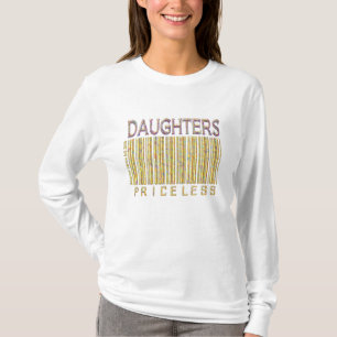 T-shirt Chemise à code barre 'Filles sans prix'