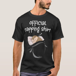 T-shirt Chemise à coucher en loutre de mer Femmes Pyjamas 