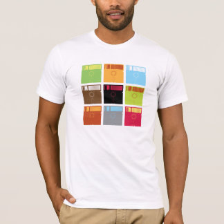 T-shirt Chemise à disque souple de couleurs