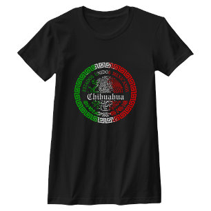 T-shirt Chemise à emblème de l'État de Chihuahua au Mexiqu