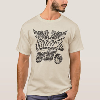 T-shirt Chemise à hélico à moto à pistons ailés
