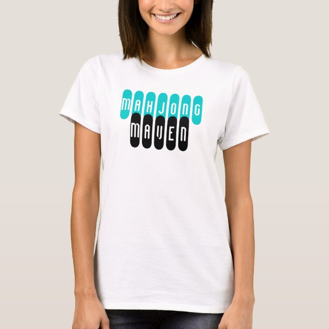 T-shirt chemise à la mode de joueurs de noir d'aqua de (Devant)
