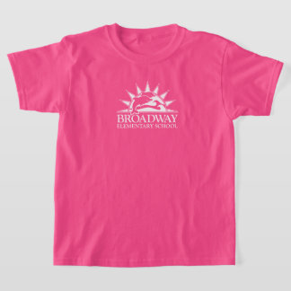 T-shirt Chemise à logo blanc pour enfants de l'école prima