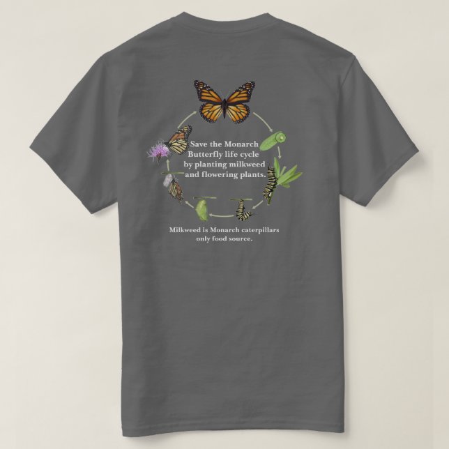 T-shirt Chemise à manches courtes avec motif papillon mona (Design dos)