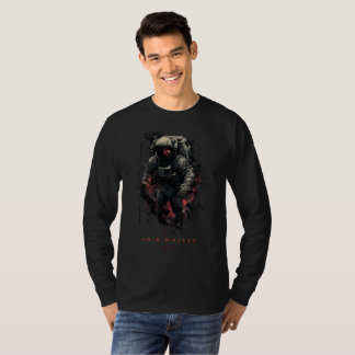 T-shirt Chemise à manches longues Astronaute Marcheur du V