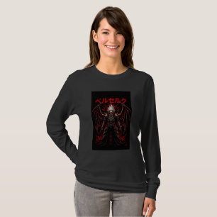 T-shirt Chemise à manches longues Dark Fantasy Anime