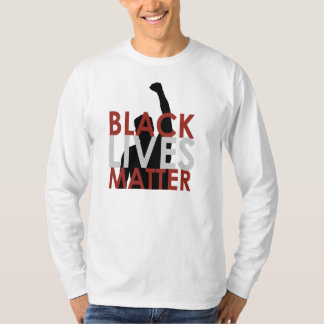 T-shirt Chemise à manches longues de matière noire des