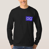 Chemise à manches longues du drapeau des Métis des