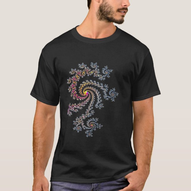 T-shirt Chemise à manches longues et fractées Mandelbrot (Devant)