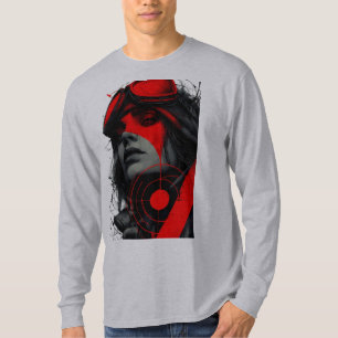 T-shirt Chemise à manches longues fille tactique Cyberpunk