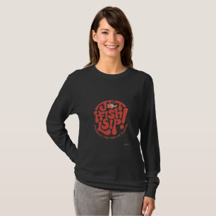 T-shirt Chemise à manches longues Jot Fish Sip Typography