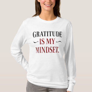 T-shirt Chemise à manches longues « La gratitude est mon é