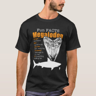 T-shirt Chemise à manches longues Megalodon - Fait drôle M