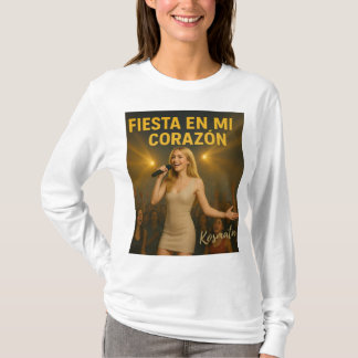 T-shirt Chemise à manches longues pour femmes Fiesta en mi