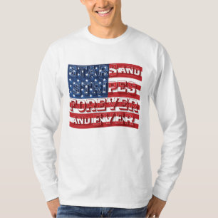 T-shirt Chemise à manches longues pour hommes Stars and St