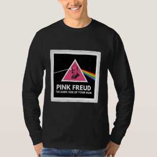 T-shirt chemise à manches longues rose freud