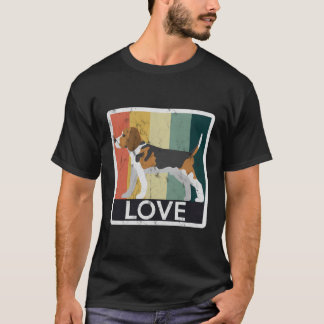 T-shirt Chemise à manches longues vintage Beagle