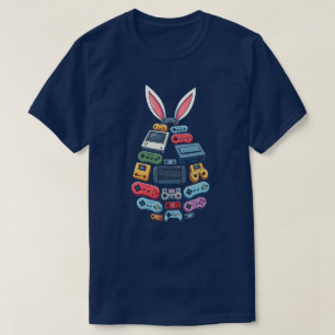 T-shirt Chemise à oeufs de Pâques du joueur   Graphique du