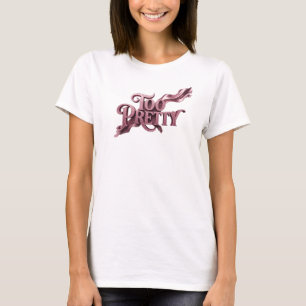 T-shirt Chemise à slogan rose tendance TOO PRETTY