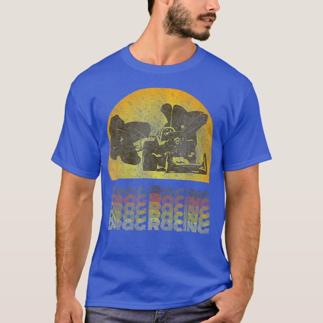 T-shirt Chemise à tambour avant du moteur de nostalgie (Devant)