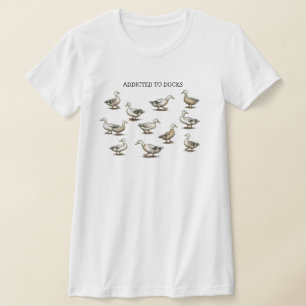 T-shirt Chemise Addicted to Ducks