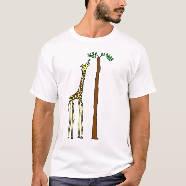 T-shirt Chemise affamée de girafe (Devant)
