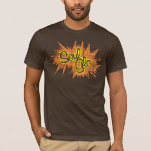 T-shirt Chemise affligée par souffle de Glo d'âme