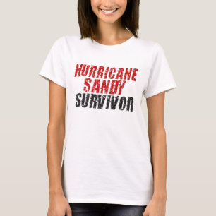 T-shirt Chemise affligée par survivant de Sandy d'ouragan