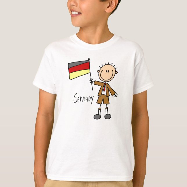 T-shirt Chemise Allemagne (Devant)