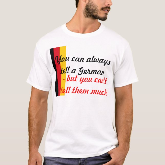 T-shirt Chemise allemande de calembour (Devant)