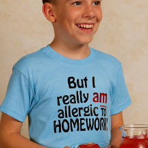 Chemise allergique aux devoirs