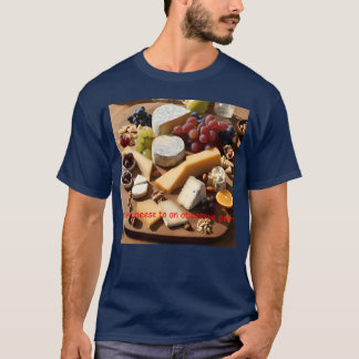 T-shirt Chemise amateur de fromage rétro