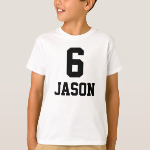 T-shirt Chemise anniversaire 6 + Nom