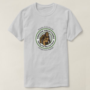 T-shirt Chemise "Anti-Social" Freedom Squatchers