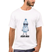 Chemise Aqua Man Drôle Cerveau Pourri Eau