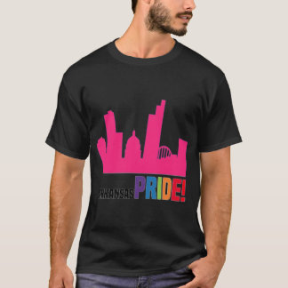 T-shirt Chemise Arkansas Gay Pride Arkansas LGBT Arc-en-ci