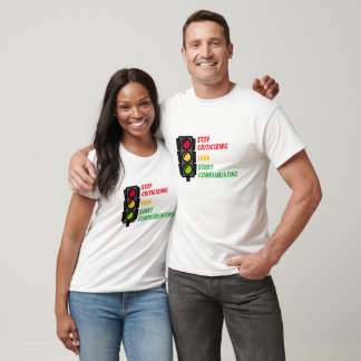 T-shirt Chemise "Arrêtez de Critiquer"